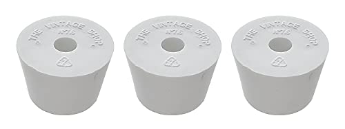 Home Brew Ohio #7.5 Drilled Rubber Stopper Set of 3