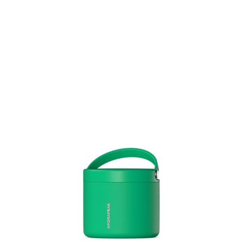 Hydrapeak 18oz Stainless Steel Vacuum Insulated Food Jar | Hot Food and Cold Food, Wide Mouth Leak-Proof Soup for Adults, 10 Hours Hot and 16 Hours Cold (Jade) - color: Jade, size: 18 Ounces