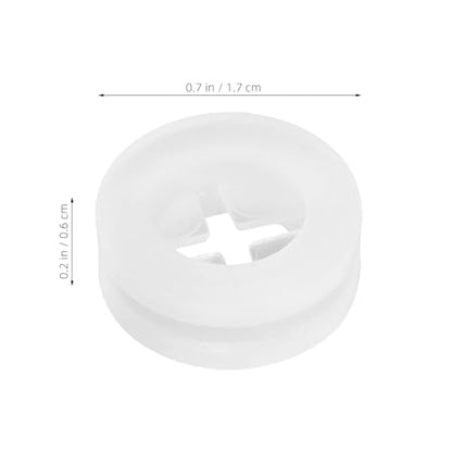 CALLARON 20Pcs Silicone Straw Stoppers - 17mm Straw Hole Plugs, Mason Jar Lids Plugs, Silicone Seal Fermenter Lid Grommet, Lids Airlock Grommet - color: B