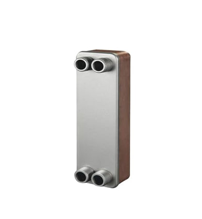Female Thread Plate Wort Chiller Version 0.96m2 316L Stainless Steel 18 Plates Brazed Plate Heat Exchanger Instead SWEP Heat Exchanger(H19 2) - color: H19 2
