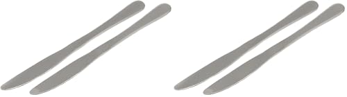 Chef Craft Heavy Duty Butter Knife, 8.75 inches in length 2 piece set, Stainless Steel (Pack of 2) - size: 8.75 inches in length 2 piece set (Pack of 2), style: Knife Set