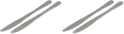 Chef Craft Heavy Duty Butter Knife, 8.75 inches in length 2 piece set, Stainless Steel (Pack of 2) - size: 8.75 inches in length 2 piece set (Pack of 2), style: Knife Set