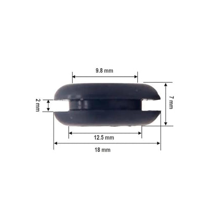Brewing Accessories Airlock Grommet Silicone Grommets for Homebrewing Beer Wine Straws Mead Wine Sauerkraut Kimchi 20 Pack Brewing Accessories(Black) - color: Black