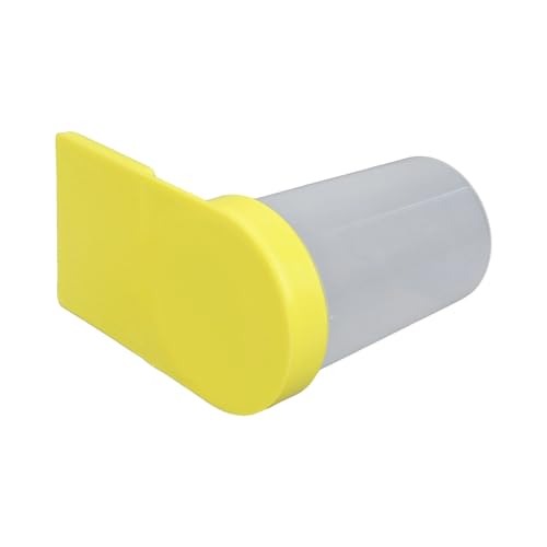 3-Pack Bee Drinkers for Hive, Plastic Water Feeder with Basin at Entrance, Easy Fill Bee Hydration Station, Yellow for Beekeeping Supplies
