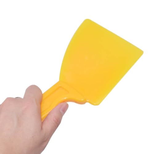 lasenersm 1 Piece Honey Uncapping Fork Plastic Honey Fork Scraper Shovel Honey Uncapping Scraper Honey Uncapping Tool Beekeeping Beekeeper Tool, Yellow