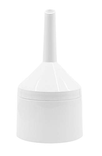 EISCO Buchner Funnel, 7.5cm - Polypropylene, 2 Parts - Designed for 5-6cm Filter Paper - Stem Length, 6cm - Lightweight, Autoclavable
