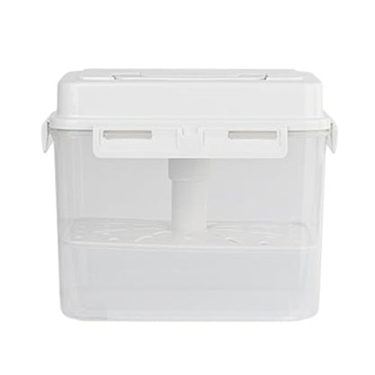 Sauerkraut Fermentation and Storage Container Stackable Foldable Kimchi Canning Pot Leakproof with Press Plate for Storing Pickled Foods, 5L Pickle Jar - size: 5L Pickle Jar