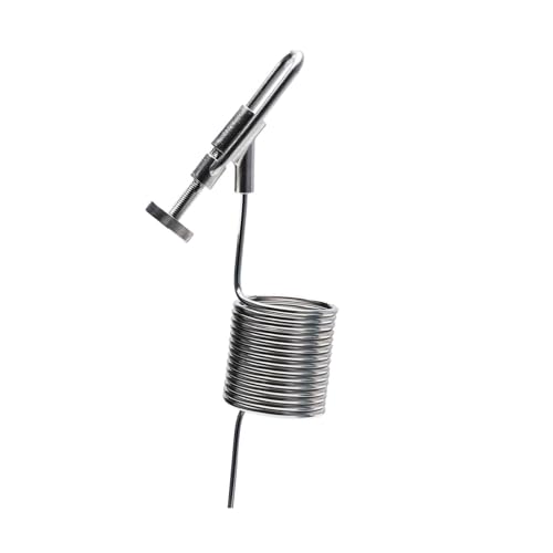 1.5" TC Sample Valve Sampling Coil - 304 Stainless Steel Conical Fermenter Accessories for Home Brewing(Sample Coil 15 Turns) - color: Sample Coil 15 Turns