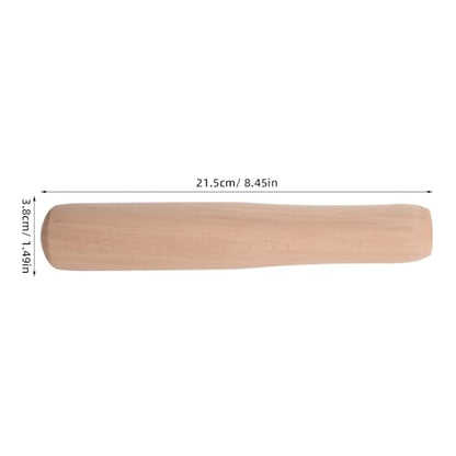 Sauerkraut Pounder for Mason Jars - Vegetable Fermentation Tamper for Sauerkraut Crocks - 8.46" One Piece Solid Wood Pickles Pounder