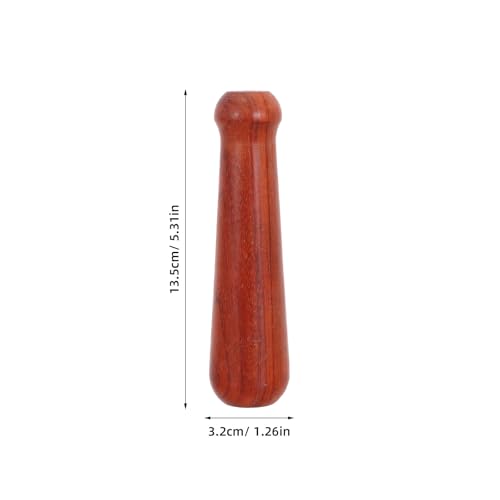 Wood Sauerkraut Pounder: Food Grinding Pestle - Wooden Kitchen Tool - Vegetable Masher Stick - For Mason Jar Fermentation Garlic Press Stick Kitchen Prep