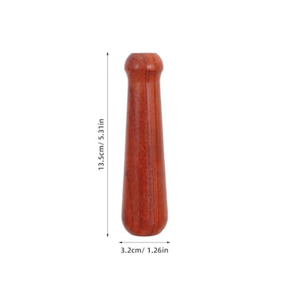 Wood Sauerkraut Pounder: Food Grinding Pestle - Wooden Kitchen Tool - Vegetable Masher Stick - For Mason Jar Fermentation Garlic Press Stick Kitchen Prep