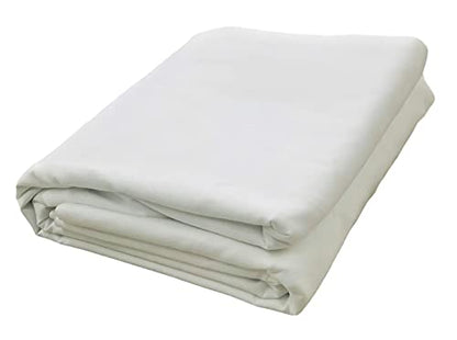 AK TRADING CO. Muslin Fabric/Textile Bleached - Draping Fabric - Bleached White 5 Yards Medium Weight - 100% Cotton (60in. Wide) - color: Bleach White, size: 5 Yards