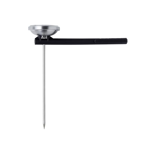 KitchenAid KQ919 Analog Instant Read Food and Meat Thermometer with 1.75-inch Dial, Recalibration Feature, Black Storage Sleeve - color: Black, size: 1.75 Inch
