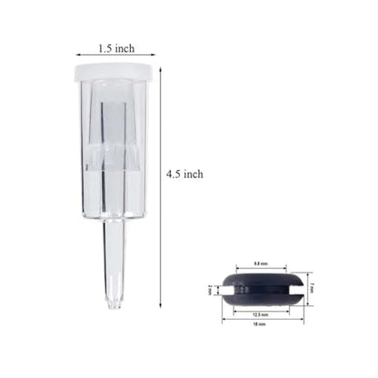 3-Piece Airlock for Fermentation with Silicone Grommets, Airlocks Kit For Preserving, Brewing, Making Wine joyful(Black Grommet) - size: Black Grommet