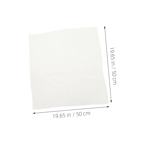 Alipis 2pcs Reusable Unbleached Cotton Pudding Cloth Food Grade Cheesecloth for Juice Straining Cheesecloth Reusable Butter Cloth Fine for Kitchen Yogurt Making