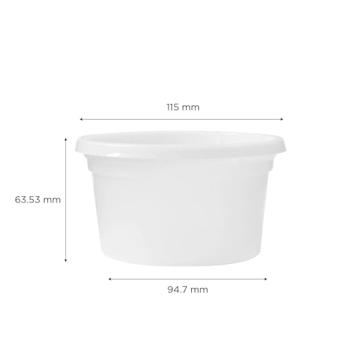 Karat [12oz - 240 ct] Clear PP Injection Molded Round Deli Containers with Lids (FP-IMDC12-PP) - color: Clear, size: 12oz