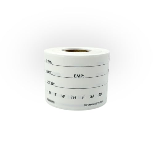 Dissolvable Food Labels, 2x3, Perfect for Commercial Kitchen, Restaurant, Catering Use, 250 Count
