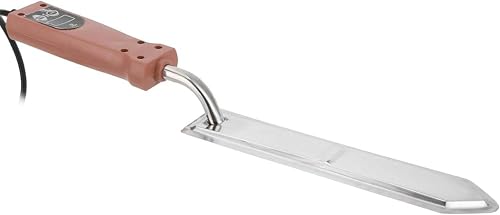 Electric Honey Uncapping Knife Reliable Honey Scraper Cutter Beekeeping Equipment Tools with Wood Handle Stainless Steel Blade for Beekeeper