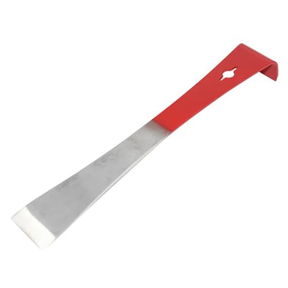 Stainless Steel Pry Bar Scraper,Stainless Steel Beekeepers Hive Tool,Hive Scraper Tools- Premium Bee Hive Hand Tool for Efficient Beekeeping and Hive Maintenance (Red) - color: Red