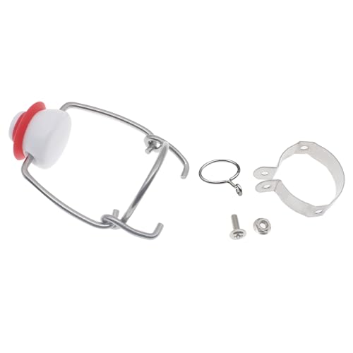 2pcs Swing Top Glass Bottle Caps Leakproof Flip Top Beer Bottle Cap Beer Bottle Airtight Lids with Silicone Gaskets