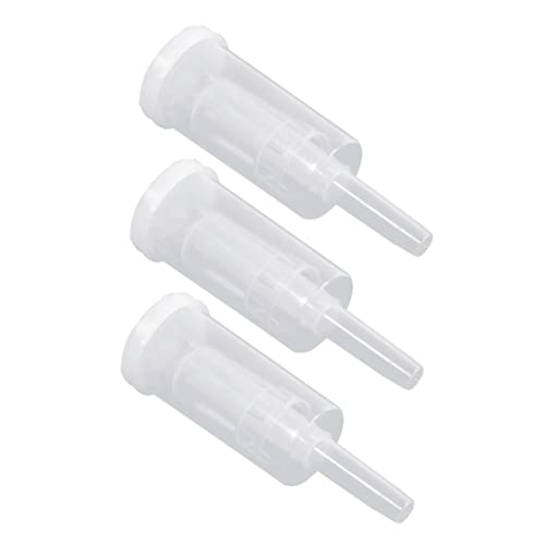 3sets Wine Non-Return Valves for Home Fermentation One-Way Check Valves with Silicone Stoppers for Brewing Beer and Wine Automatic Pressure Relief