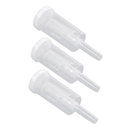 3sets Wine Non-Return Valves for Home Fermentation One-Way Check Valves with Silicone Stoppers for Brewing Beer and Wine Automatic Pressure Relief