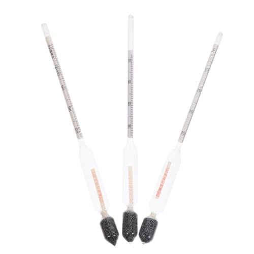 Cabilock 12pcs Sugar Scale Hydrometer for Accurate Syrup and Liquid Sugar Measurement Triple Scale Design for and Juice Essential Tool for Home Brewing and Cooking