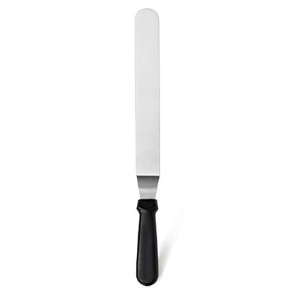 New Star Foodservice Angled Icing Spatula, 12 Inch Blade, 17 Inch Overall, Bakery-Grade Stainless Steel Offset Cake Decorating Spatula - size: 12-Inch Angled