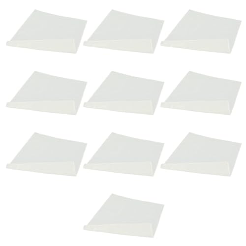 NOLITOY 10pcs White Cotton Cheesecloth Multipurpose Straining Cloth with Tightly Woven Fabric, 20x20 Inches, Reusable and Washable for Cooking, Butter, Fruit, and Nut Milk Filtering