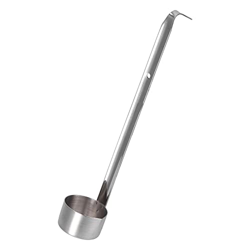 Stainless Steel Wine Dipper, Long Handle with Hook - 25ml, 50ml, 125ml, 250ml, 500ml Pouring Spoon - size: 50ML