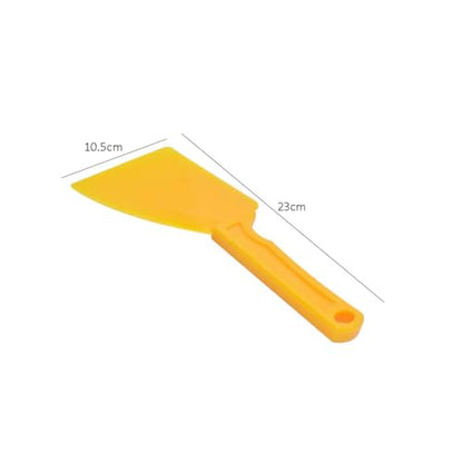 lasenersm 1 Piece Honey Uncapping Fork Plastic Honey Fork Scraper Shovel Honey Uncapping Scraper Honey Uncapping Tool Beekeeping Beekeeper Tool, Yellow