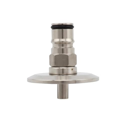 1.5" Tri Clamp to Ball Lock Post - SS304 Sanitary Brewer Fitting for Homebrew Kegs and Conical Fermenters(Liquid) - size: Liquid