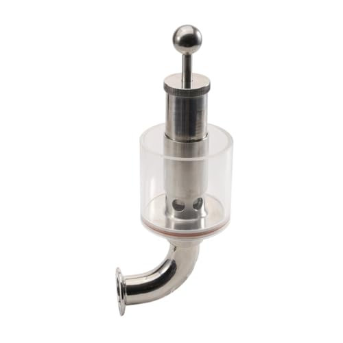 Tri Clamp 1.5" Scaled Spunding Valve Pro 0.2-2.2 Bar Pressure Relief Valve Stainless Steel 304 Brew Conical Fermenter