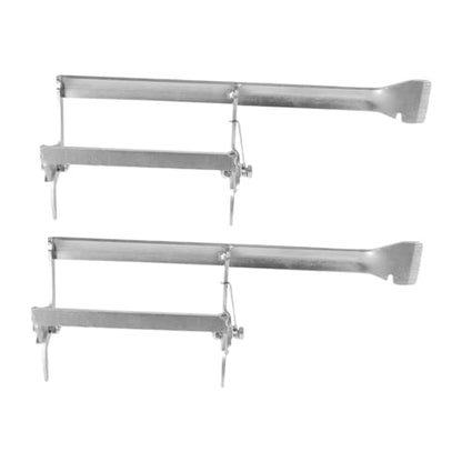 Kichvoe 2pcs Beekeeping Frame Lifter Tool and Frame Gripper Clamp Set Metal Hive Tool for Beehive Inspection and Honey Harvesting