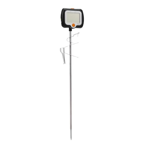 GOTOTOP Digital Candy Thermometer, 304 Stainless Steel Cooking Thermometer with Large LCD, 58F to 572F Readings, Hold Function for Candy Jam Chocolate Frying Oil and Home Cooks (KT Black English