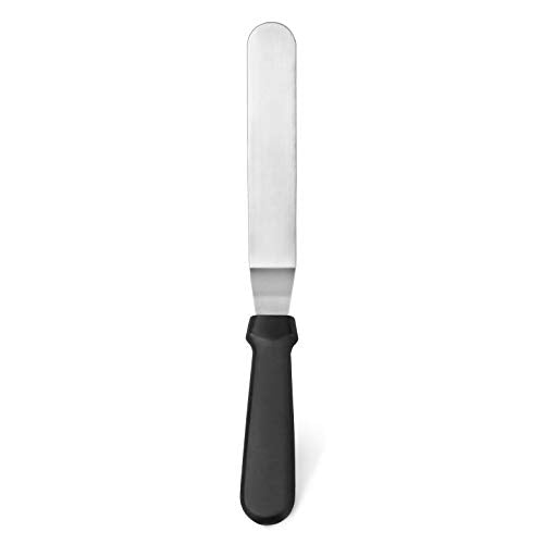 New Star Foodservice Angled Icing Spatula, 8 Inch Blade, 13 Inch Overall, Bakery-Grade Stainless Steel Offset Cake Decorating Spatula - size: 8-Inch Angled