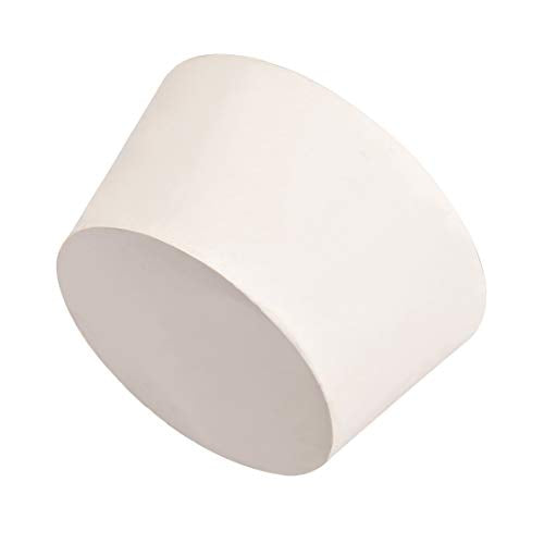 uxcell White Tapered Shaped Solid Rubber Stopper for Lab Tube Stopper Size 14 - size: 60x73x40mm