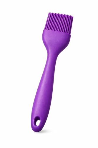 Silicone Basting Brush for BBQ, Cooking & Baking – Heat Resistant Food Grade Silicone Pastry Brush for Grilling, Oil, Butter & Sauce Brush for Kitchen