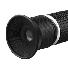 Honey Refractometer with ATC - Measures Honey Moisture, Brix, and Baume, 58-90% Brix Scale Range - size: Honey Refractometer