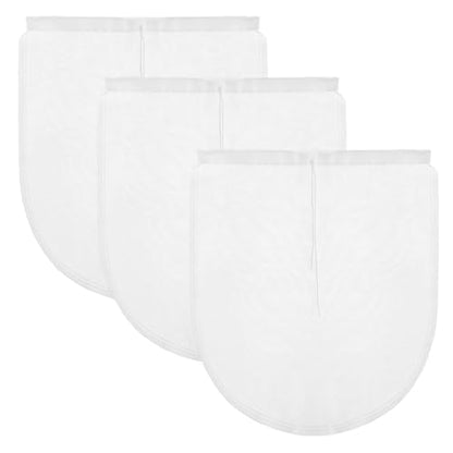 COMNICO Cheese Bags, 3 Pack 12" x 10" Nylon Reusable Fine Mesh Cheesecloth Strainer Nut Tea Beer Juice Filter Cloth for Cold Brew Coffee Yogurt Almond Soy Oat Milk