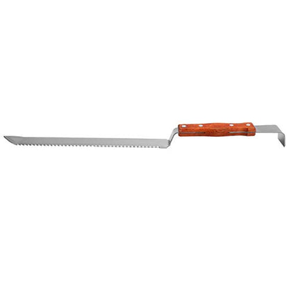 Stainless Steel Honey Uncapping Knife Scraper Beekeeping Tool with Wood Handle