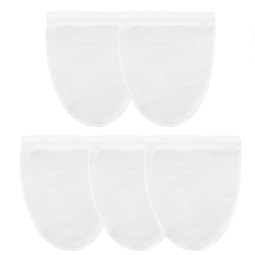 FATCAT Fine Mesh Cheese Cloth, Fine Mesh Strainer Bags, Nut Milk Bag, Cheesecloth for Straining (M-Size*5/ Excluding Bracket) - color: Strainer Bag*5, size: M