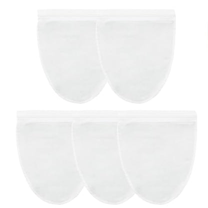 FATCAT Fine Mesh Cheese Cloth, Fine Mesh Strainer Bags, Nut Milk Bag, Cheesecloth for Straining (M-Size*5/ Excluding Bracket) - color: Strainer Bag*5, size: M
