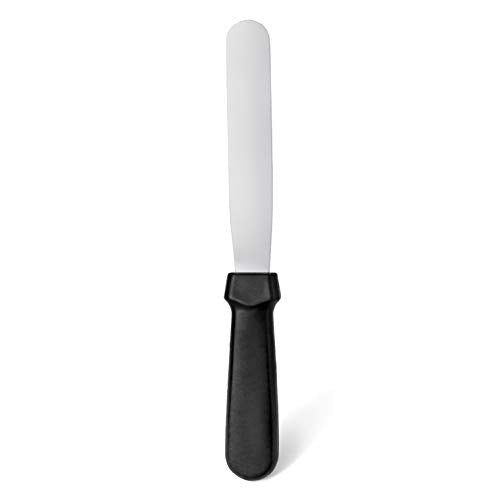 New Star Foodservice Straight Icing Spatula, 6 Inch Blade, 11 Inch Overall, Bakery-Grade Stainless Steel Cake Decorating Spatula for Frosting - size: 6-Inch Straight