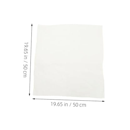 Alipis 2pcs Reusable Unbleached Cotton Pudding Cloth Food Grade Cheesecloth for Juice Straining Cheesecloth Reusable Butter Cloth Fine for Kitchen Yogurt Making