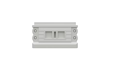 Apimaye Insulated 7 Frame NUC Assembled Medium Super Langstroth Sized Box for Bee Hives with Built in Latches and Handles [NO Frame] (White)