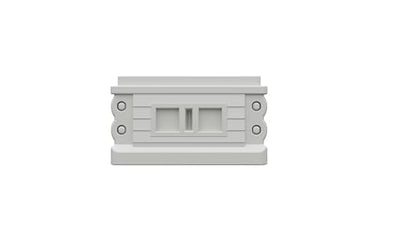 Apimaye Insulated 7 Frame NUC Assembled Medium Super Langstroth Sized Box for Bee Hives with Built in Latches and Handles [NO Frame] (White)