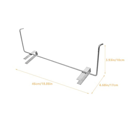 YARNOW Beehive Frame Holder, Stainless Steel, Durable Beekeeping Frame Lifter, Support Bracket for Beekeepers, 18.1 x 6.7 x 3.9 Inch, Silver