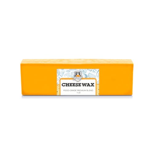 Fermentaholics Food-Grade Premium Cheese Waxes - 1 lb. – Cheesemaking Wax for Hard and Aged Cheeses – Protect and Preserve Your Cheese (1 LB Orange) - color: 1 LB Orange