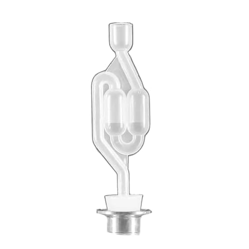 S-Shape Airlock With Food Grade Grommets Compatible With Homebrew Carboys Fermenters Wine Making
